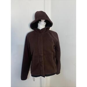 Outdoor Reach Brown Jacket Zip/snap Hoodie XSmall